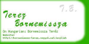 terez bornemissza business card